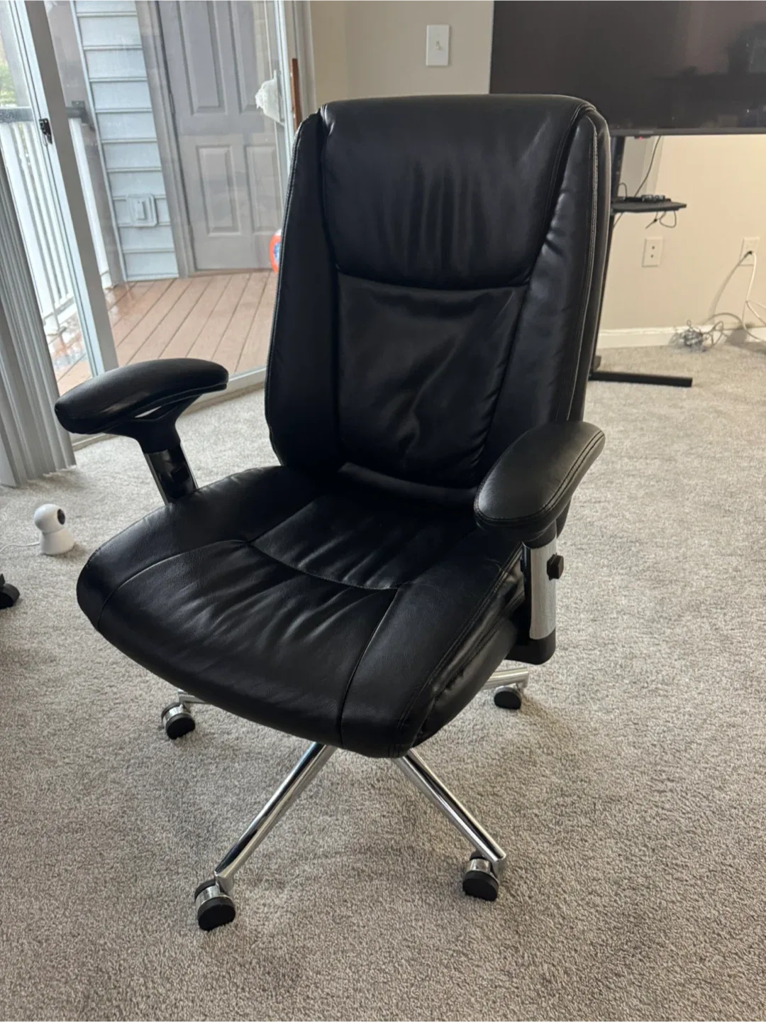 Black Leather Office Chair