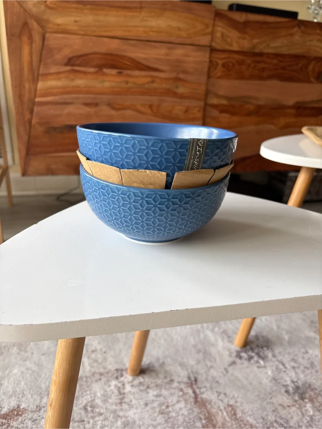 "#Cleanout"  New Inspire Blue Bowls - Set of 2