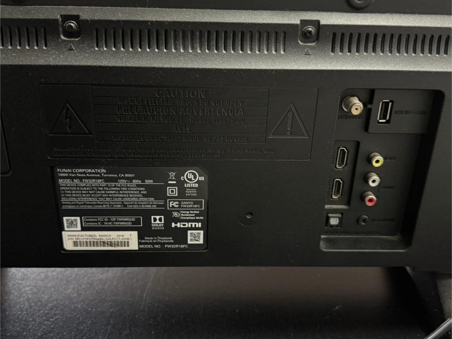 Sanyo FW32R18FC 32" Roku TV - photo 4