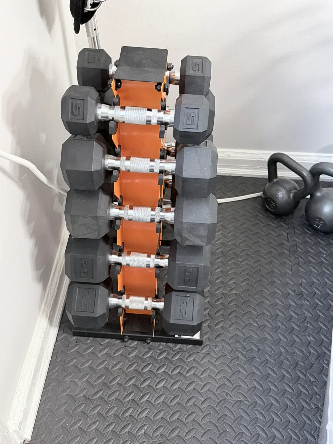 Hex Dumbbell Set with Rack image indicator(3)