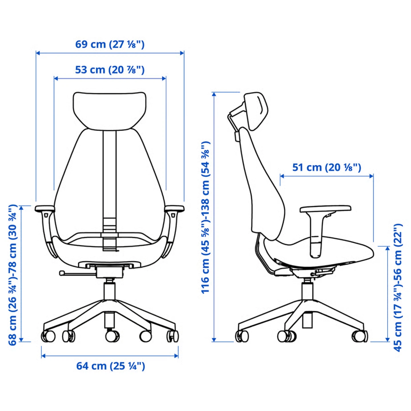 IKEA Gruppspel Gaming Chair - Excellent Condition! - photo 2