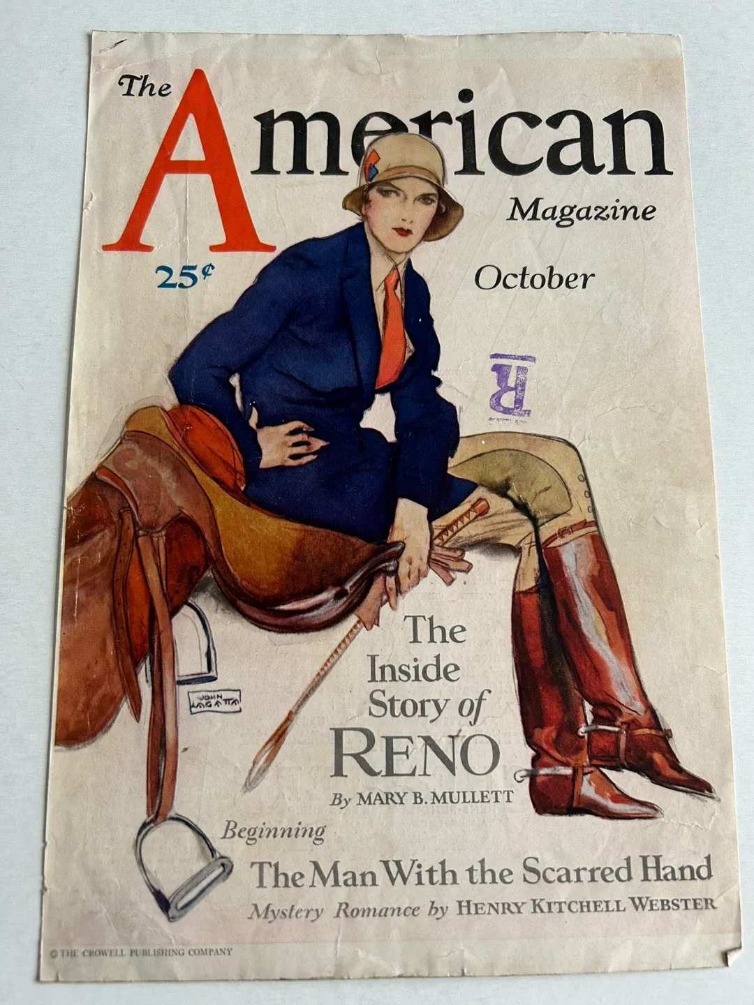 ad art Art Deco style woman riding habit saddle equestrian