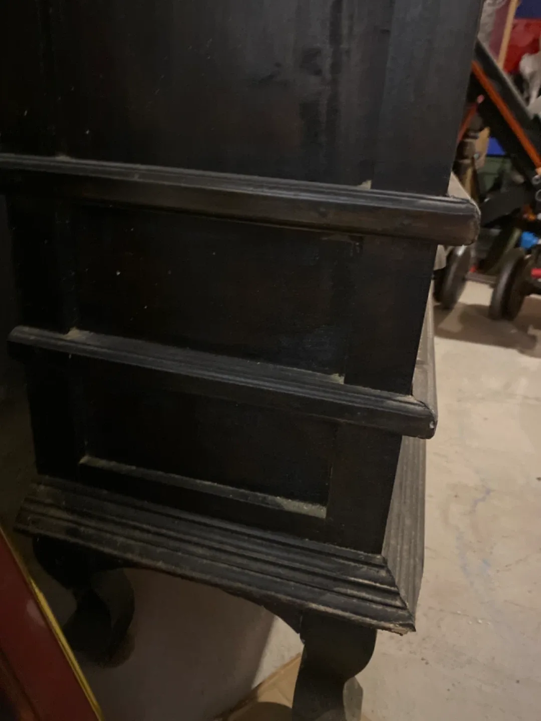 Wicker Emporium Dark Wood Display Cabinet image indicator(3)