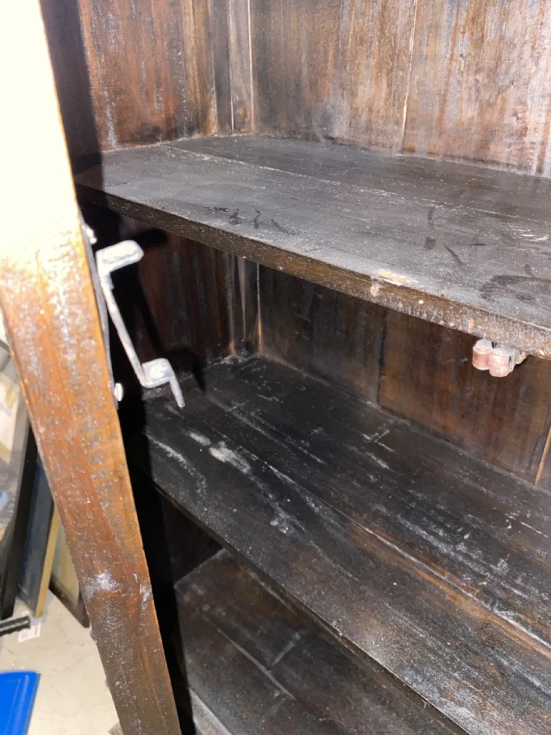 Wicker Emporium Dark Wood Display Cabinet image indicator(6)