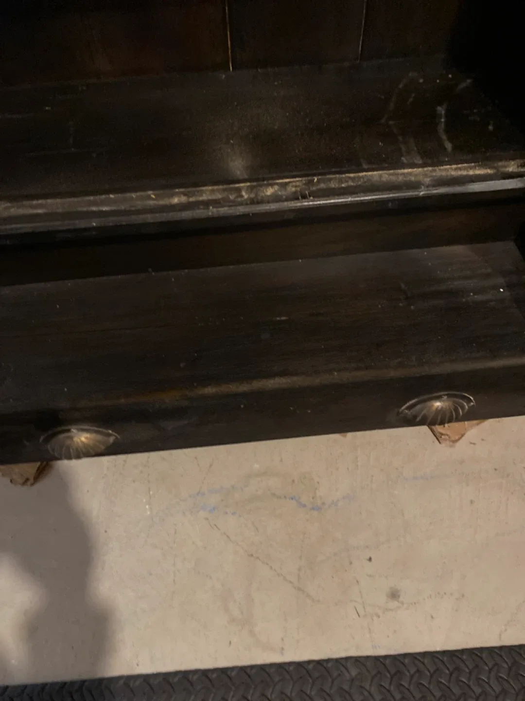 Wicker Emporium Dark Wood Display Cabinet image indicator(8)