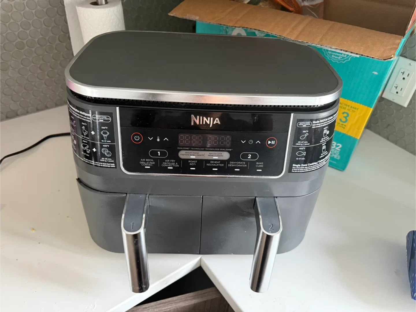 Ninja Foodi 2-Basket Air Fryer, 8 Qt image indicator(2)