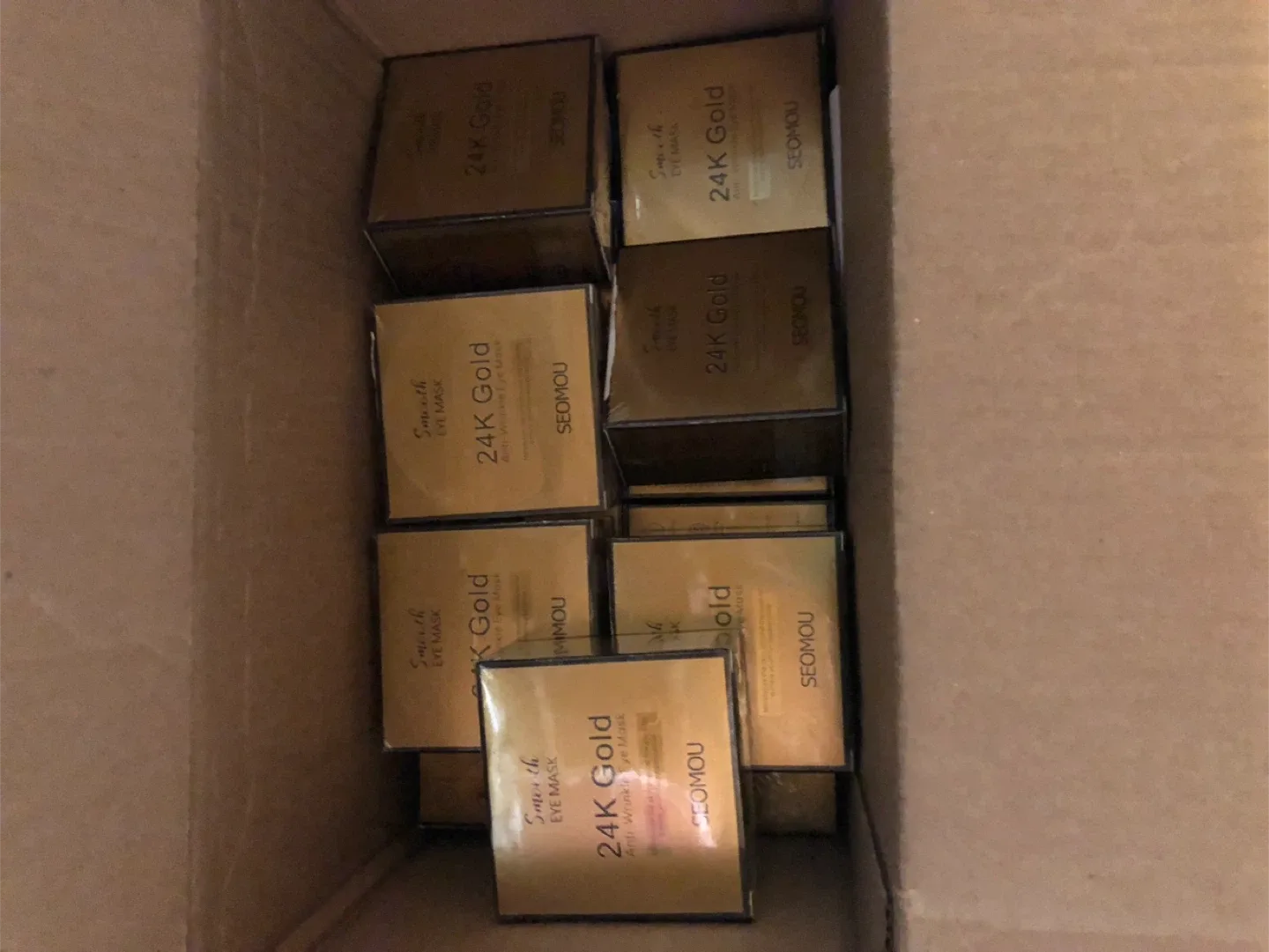 Seomou 24K Gold Eye Mask image indicator(4)