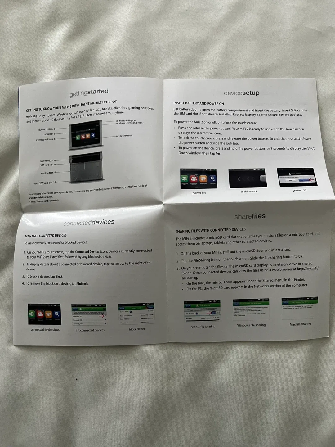 Novatel Wireless MiFi 2 Mobile Hotspot image indicator(2)