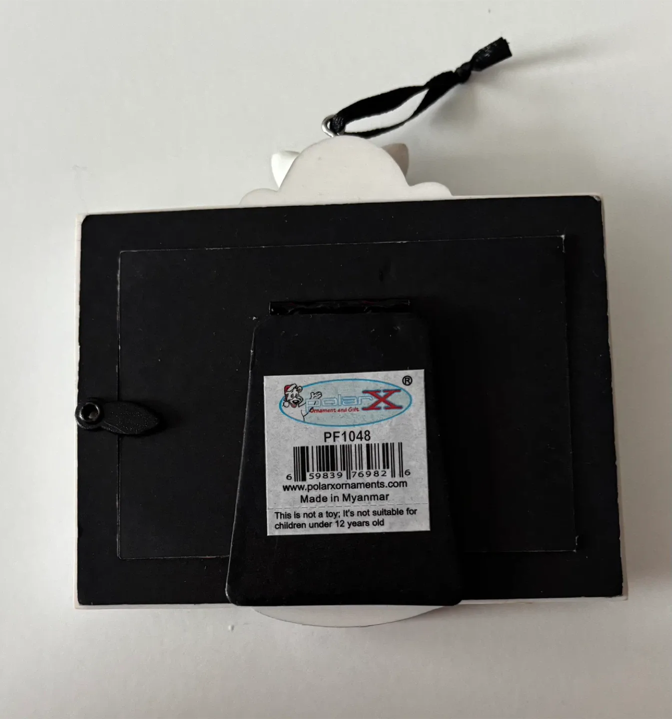 PolarX Cat-Themed White and Black Picture Frame Ornament image indicator(5)