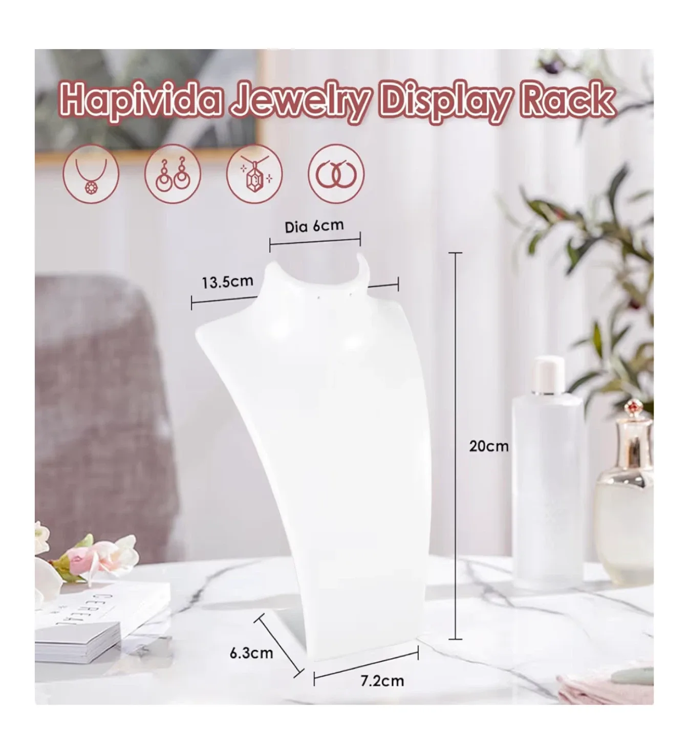 White Jewelry Display Rack $7 EACH image indicator(4)