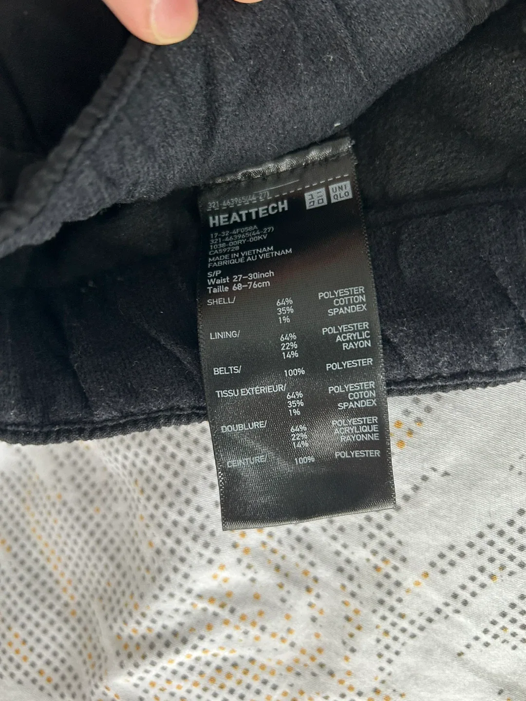Uniqlo Heattech Pants - Size S image indicator(2)