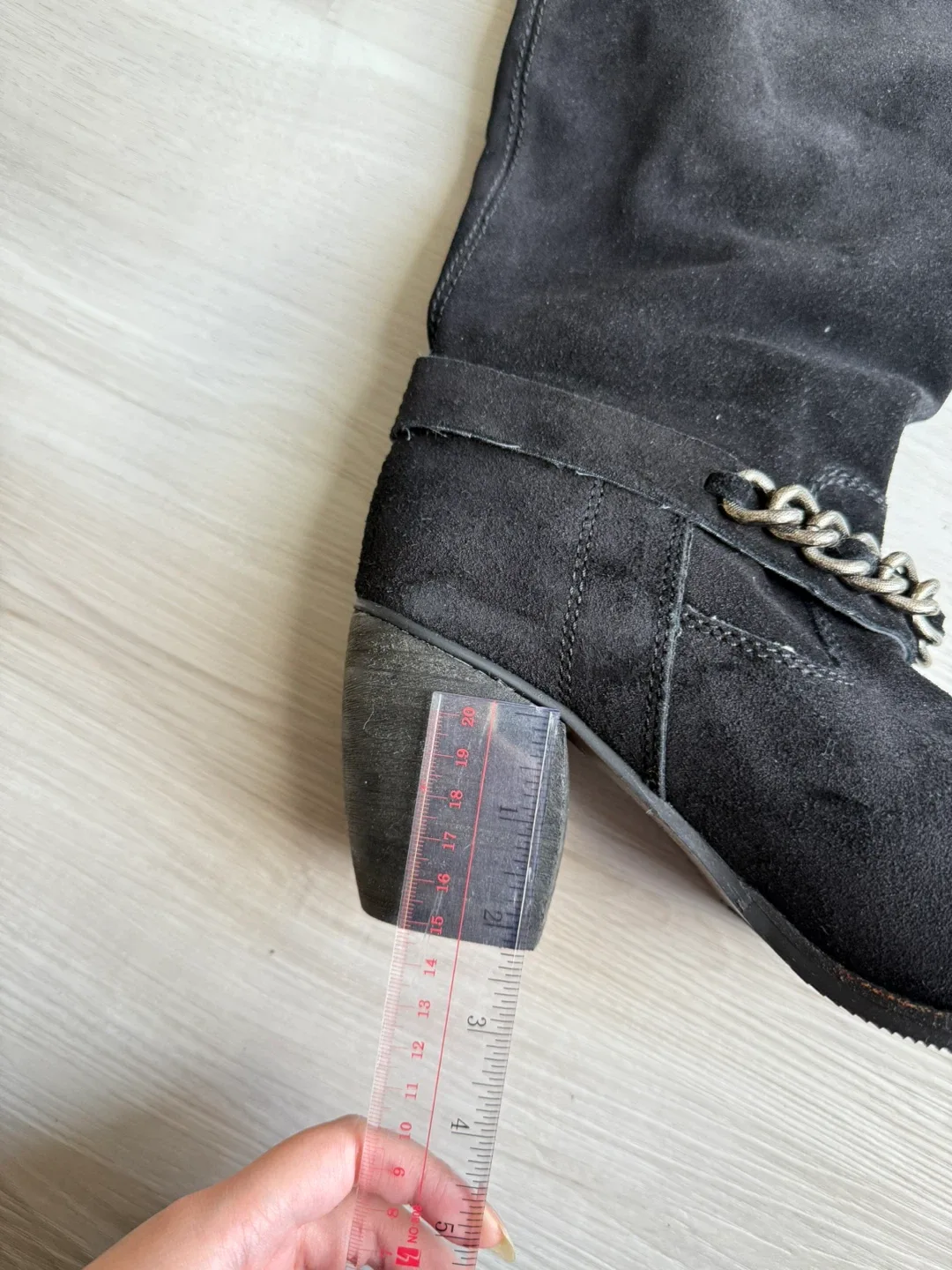 BCBG Black Suede Tall Boots #cleanout image indicator(6)