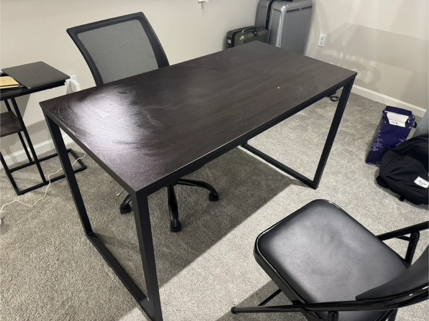 Black Wood Desk （Desk Only）