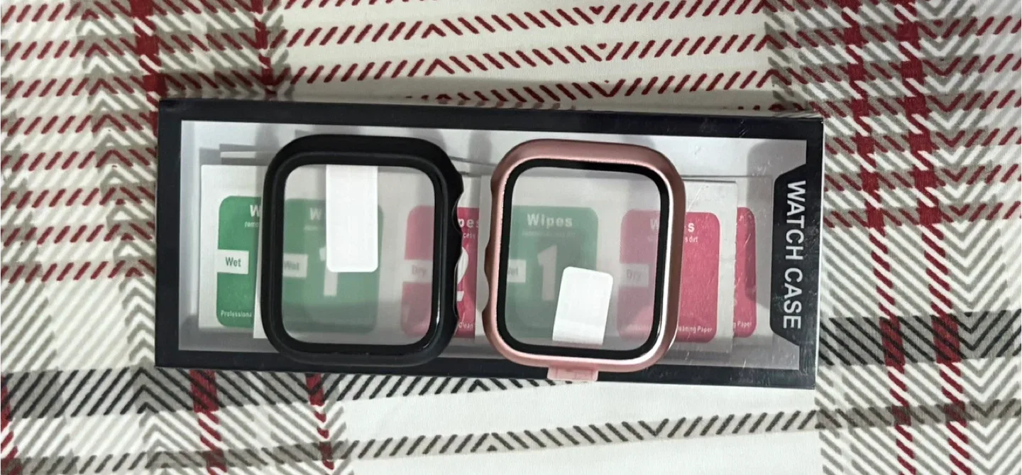 2 pcs.Watch Case - Black & Rose Gold- 44mm