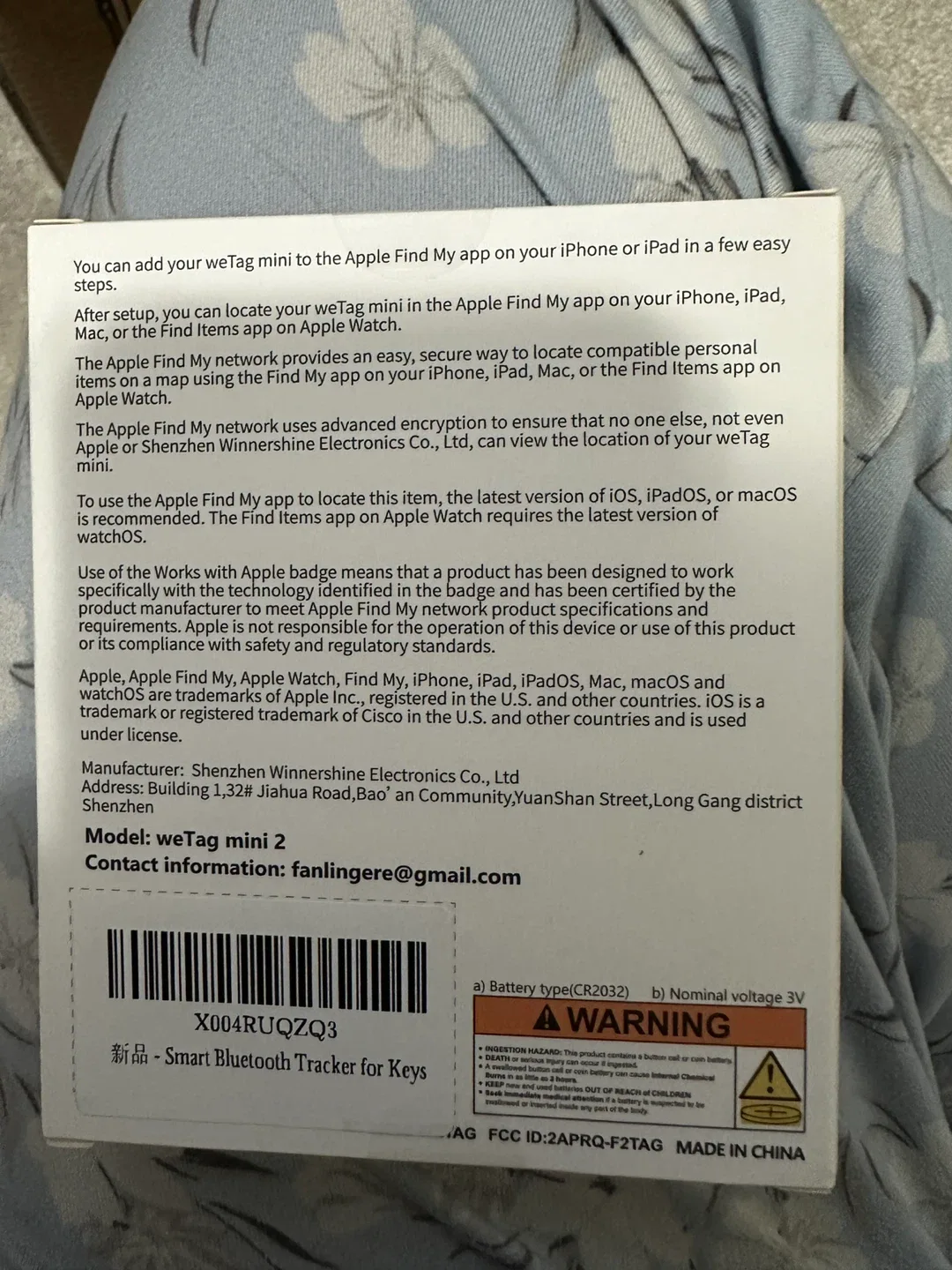 weTag mini Bluetooth Tracker 4-Pack - New! image indicator(2)