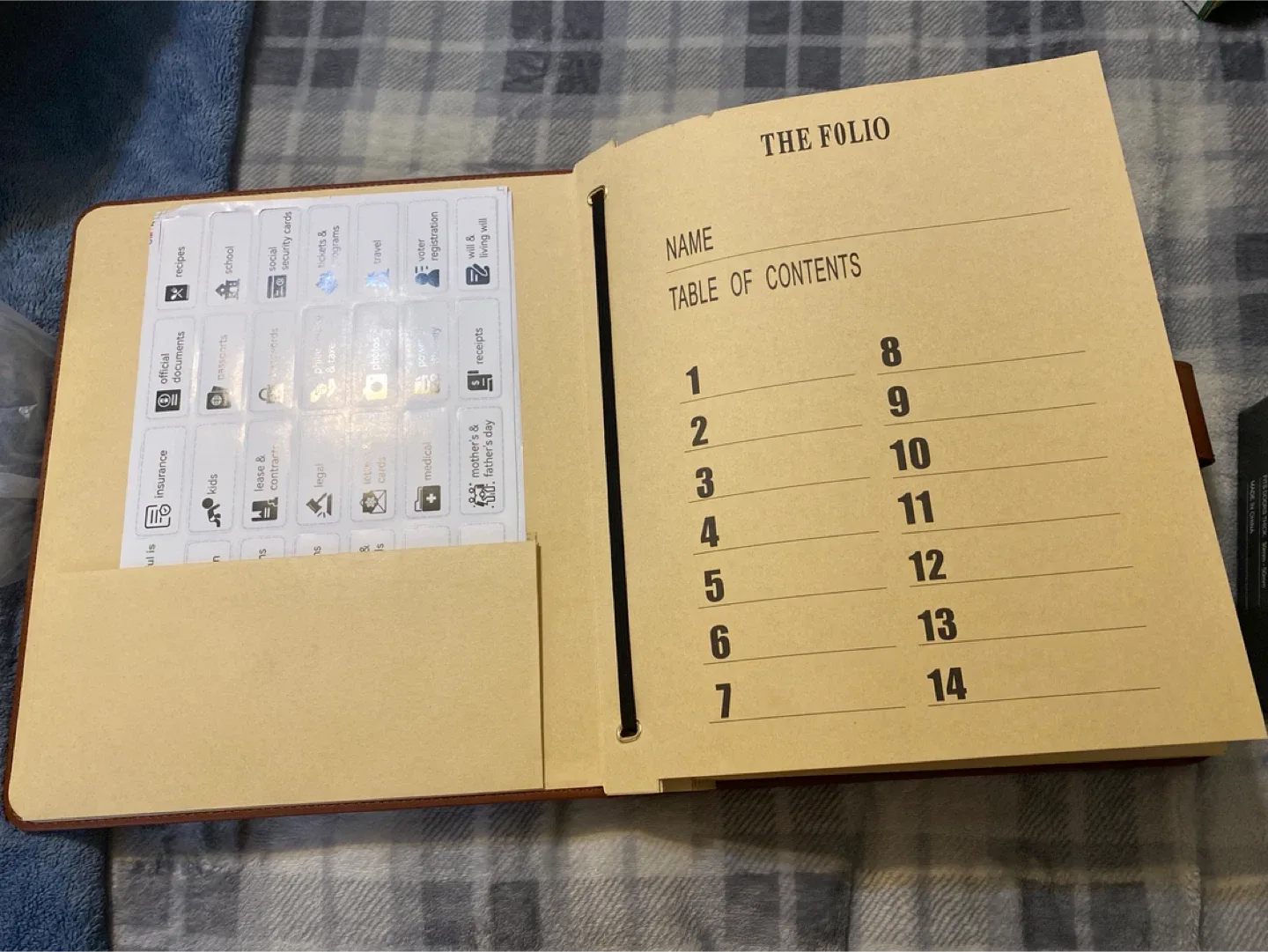 Joyce The Folio Organizer image indicator(2)