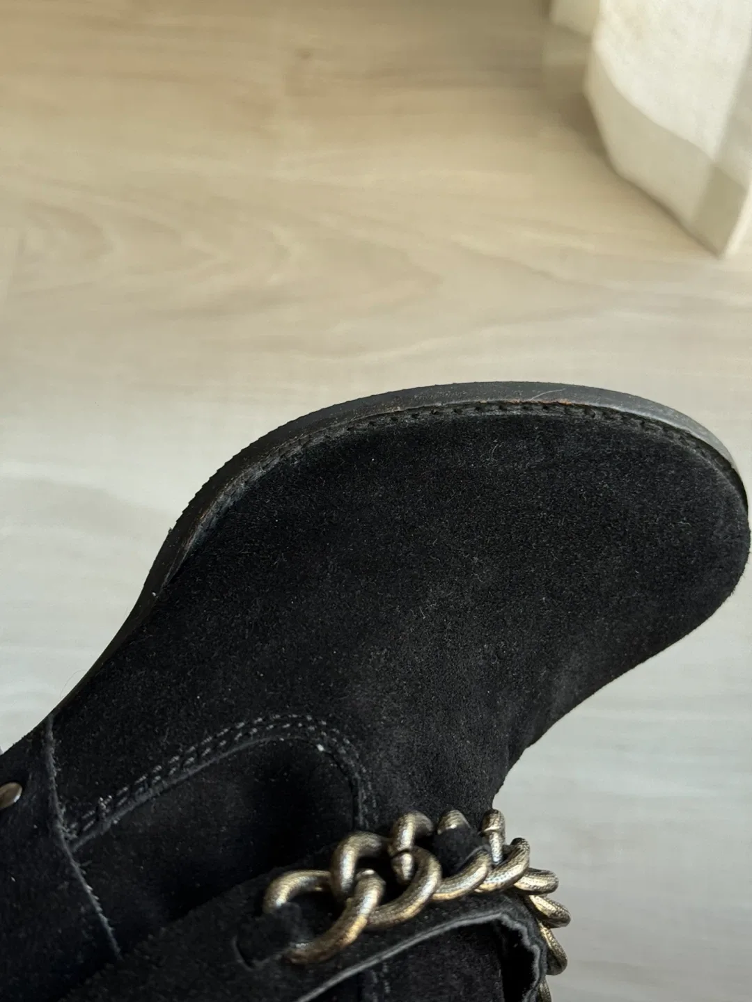 BCBG Black Suede Tall Boots #cleanout image indicator(8)