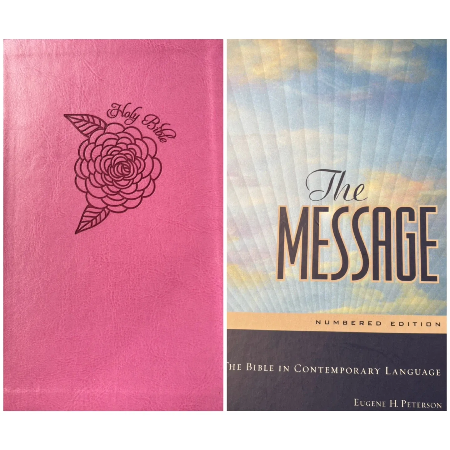 (Books) NKJV Bible & The Message Bible