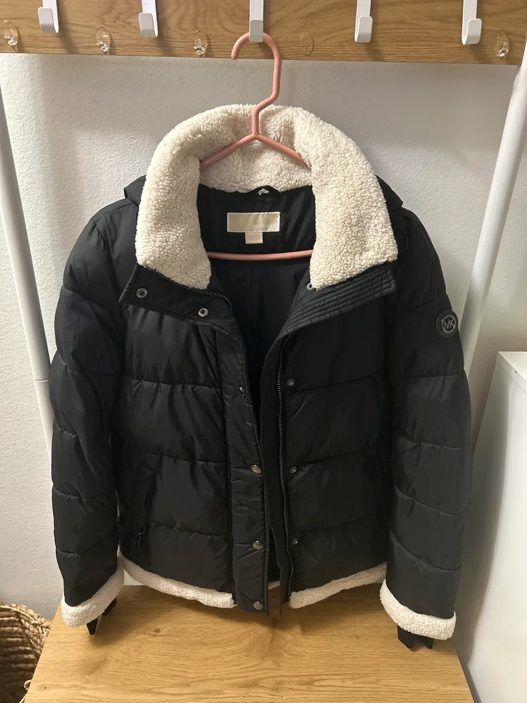 Michael Kors Black Puffer Jacket Women’s Medium #cleanout