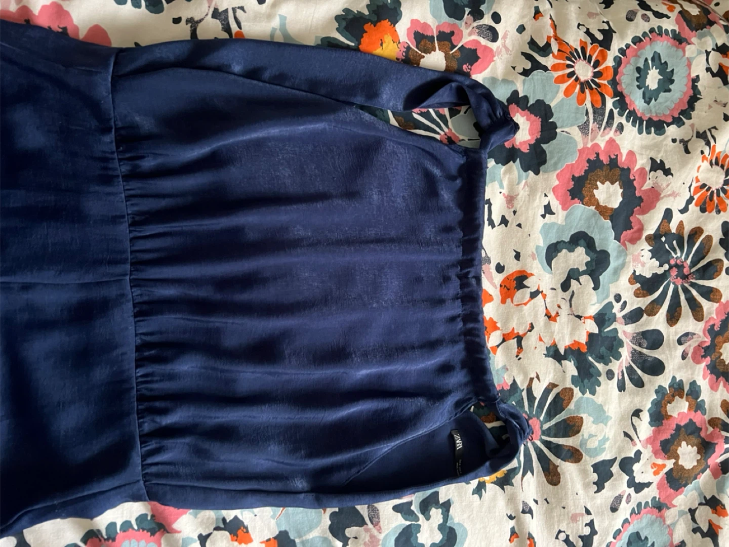 Zara Navy Blue Jumpsuit - Size Small - photo 5