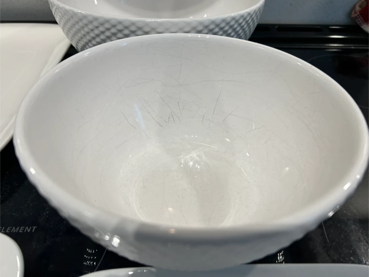 Set of 5 White Ceramics - #Cleanout image indicator(3)