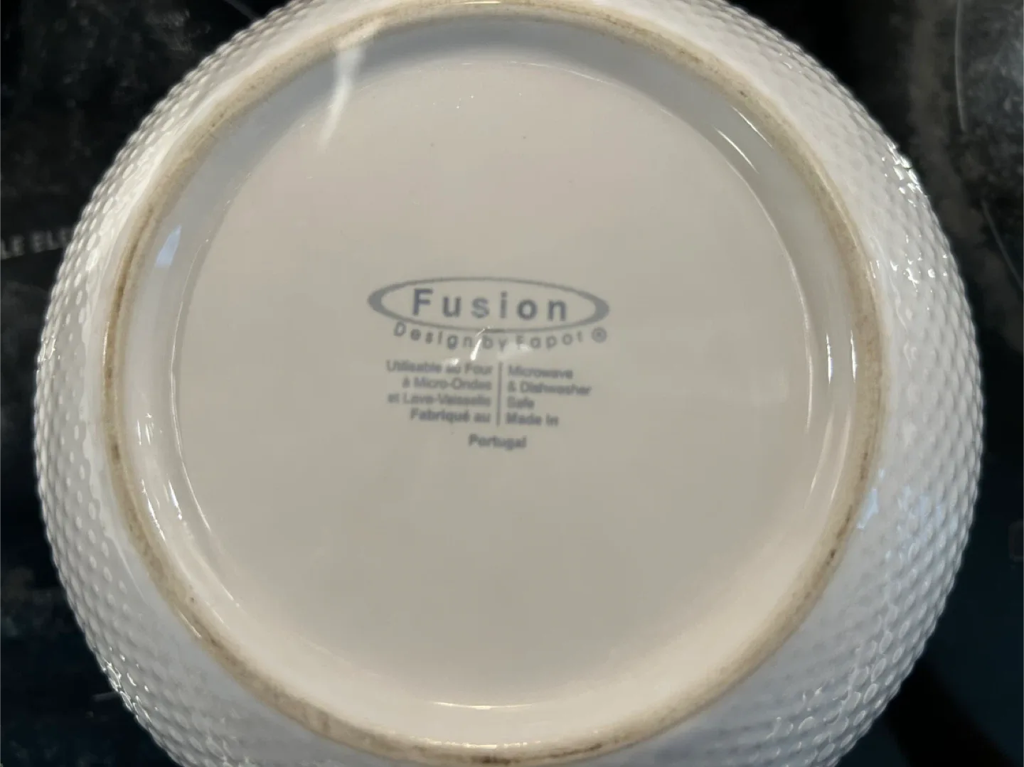 Set of 5 White Ceramics - #Cleanout image indicator(5)