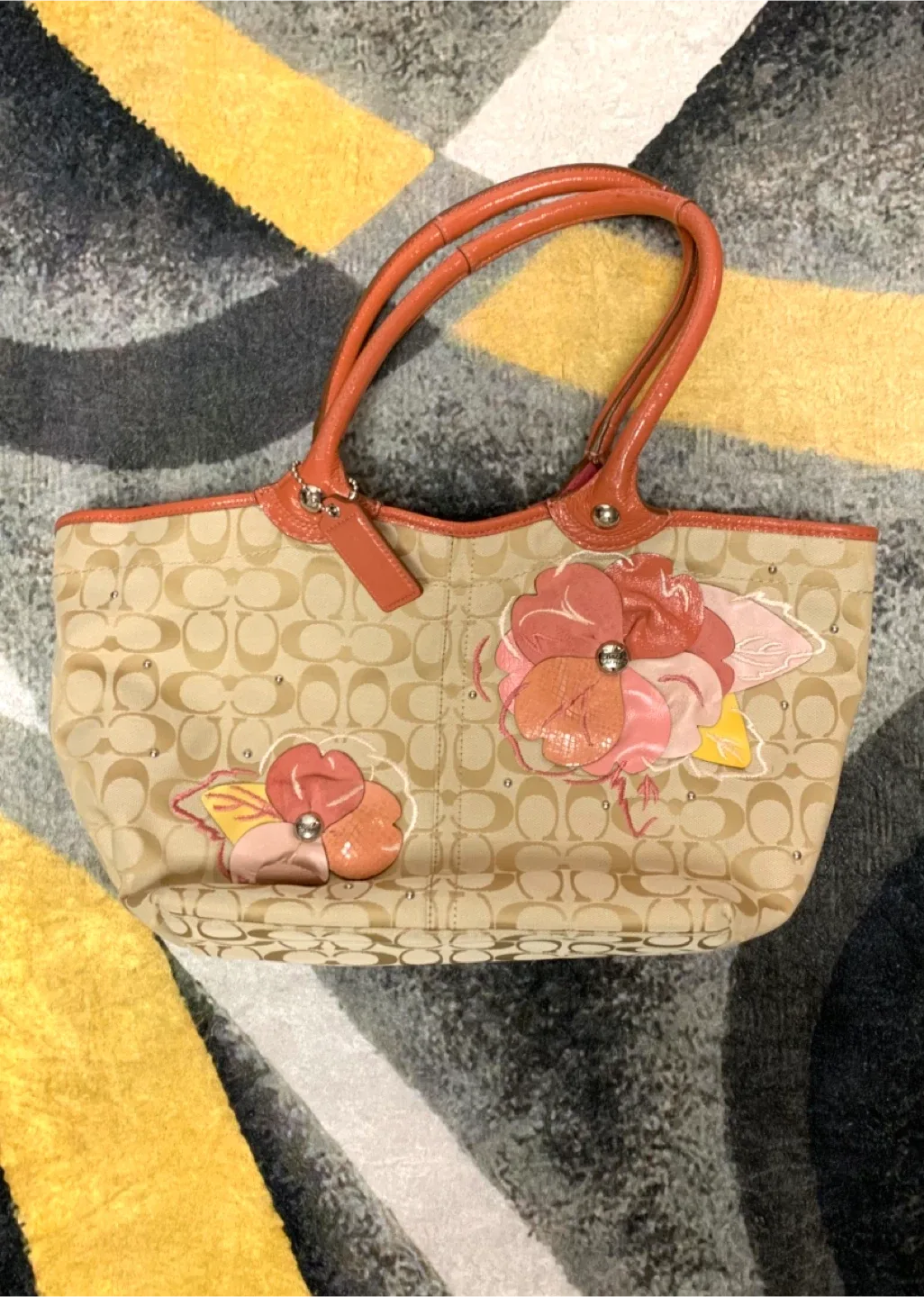 Coach Flower Pink Bag