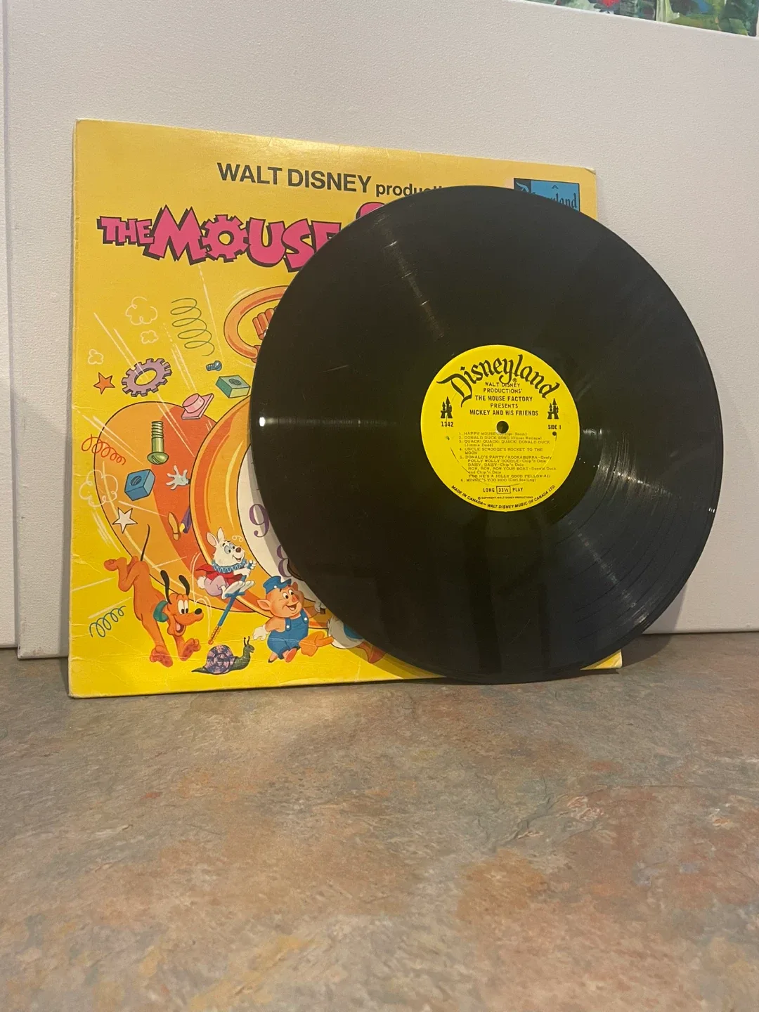 Walt Disney The Mouse Factory Record/LP/Vinyl Mickey Mouse image indicator(3)