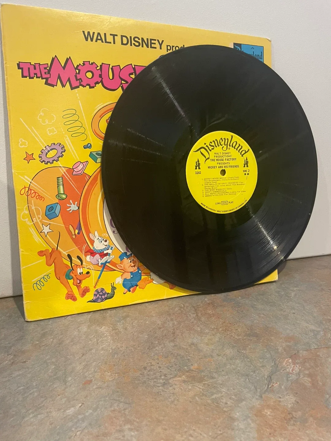 Walt Disney The Mouse Factory Record/LP/Vinyl Mickey Mouse image indicator(4)