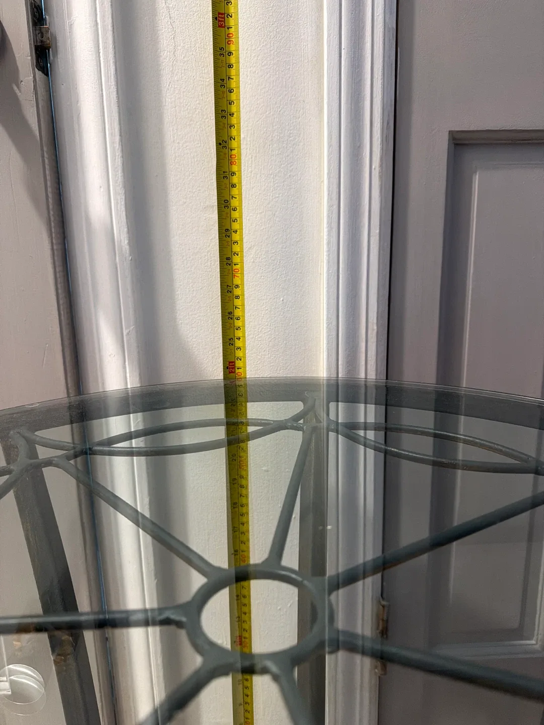 Round Glass Top Accent Table - 30" Diameter image indicator(5)