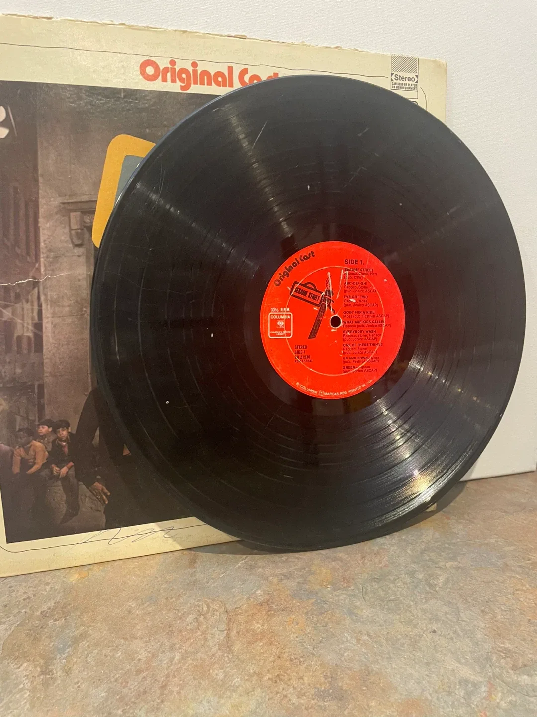 Sesame Street Original Cast Vintage 1970s Vinyl Record image indicator(3)