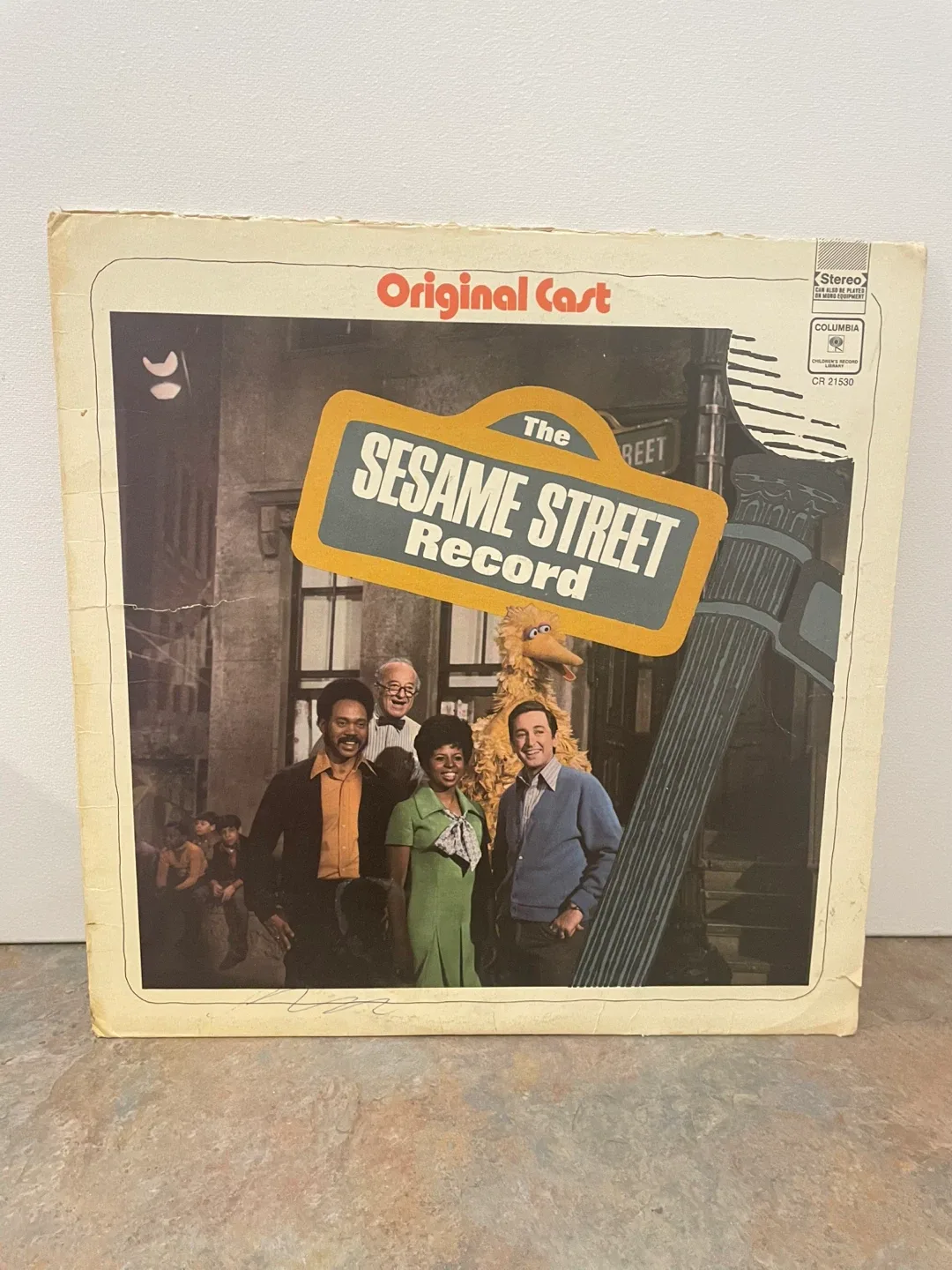 Sesame Street Original Cast Vintage 1970s Vinyl Record
