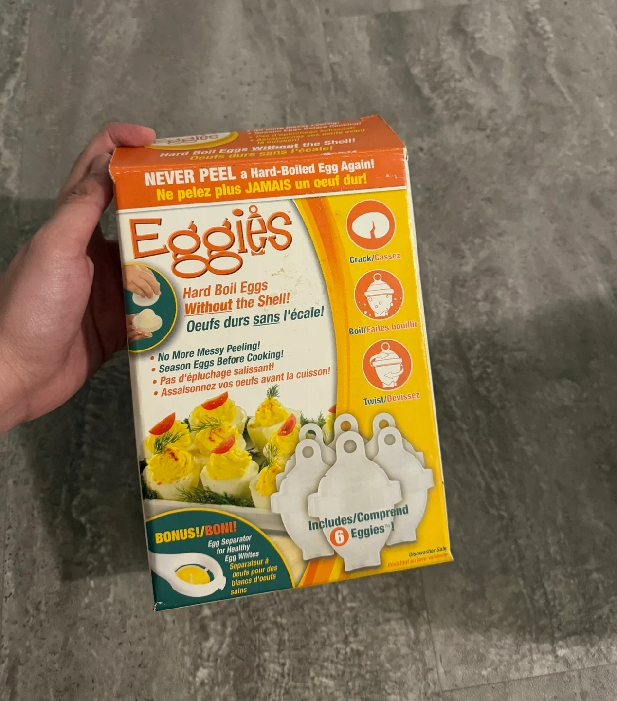 Eggies Hard Boil Egg Cooker