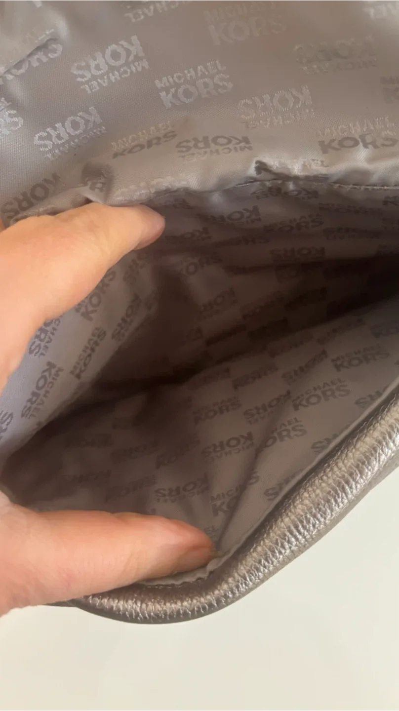 Michael Kors Metallic Clutch image indicator(2)