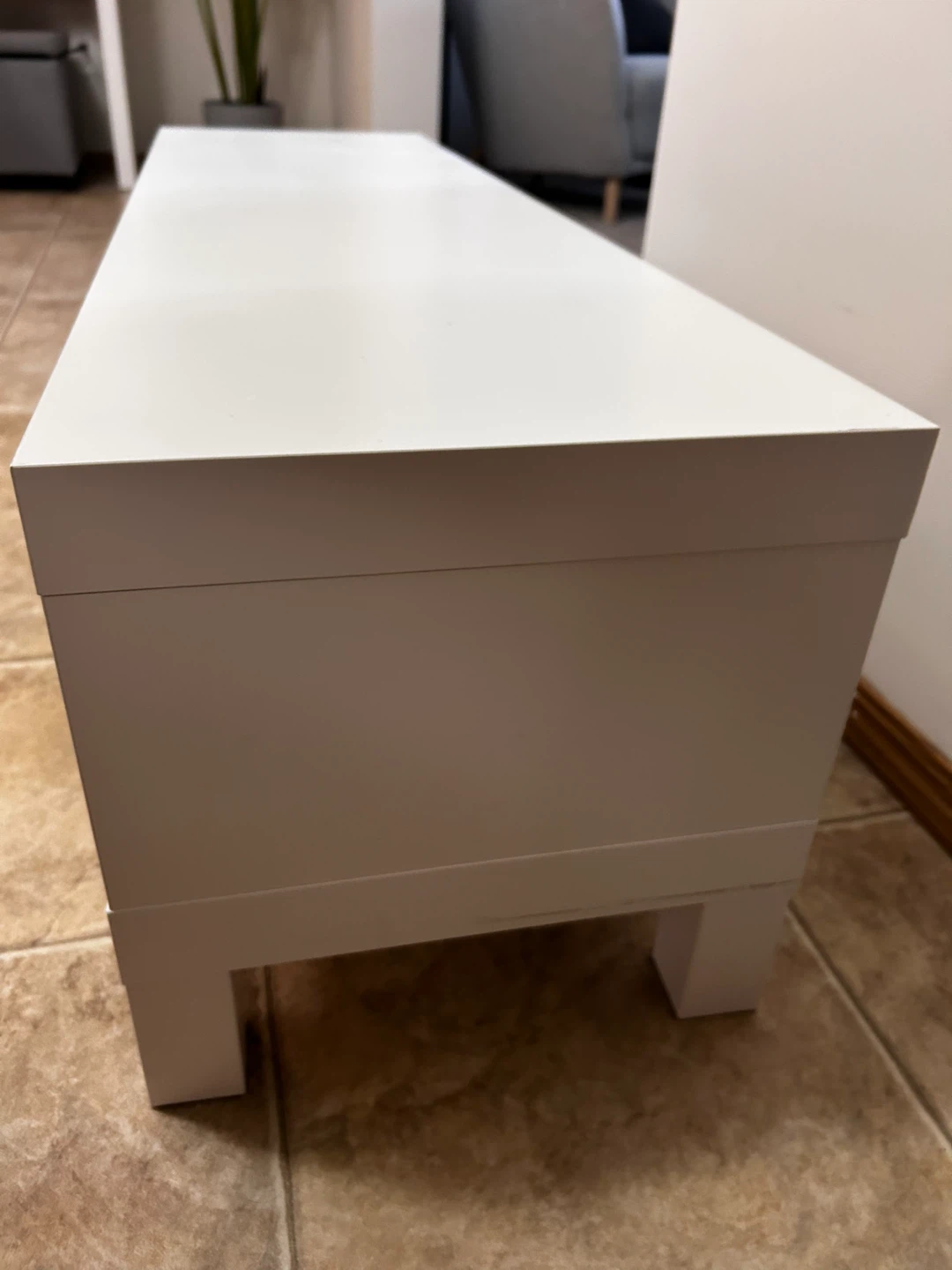 IKEA Lack White TV Bench - photo 3