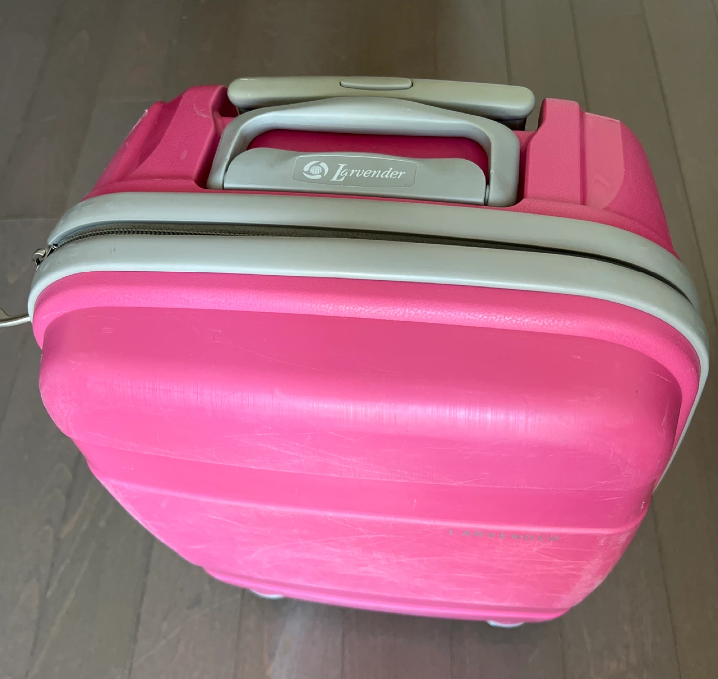 Pink Larvender Carry-On Suitcase - photo 2