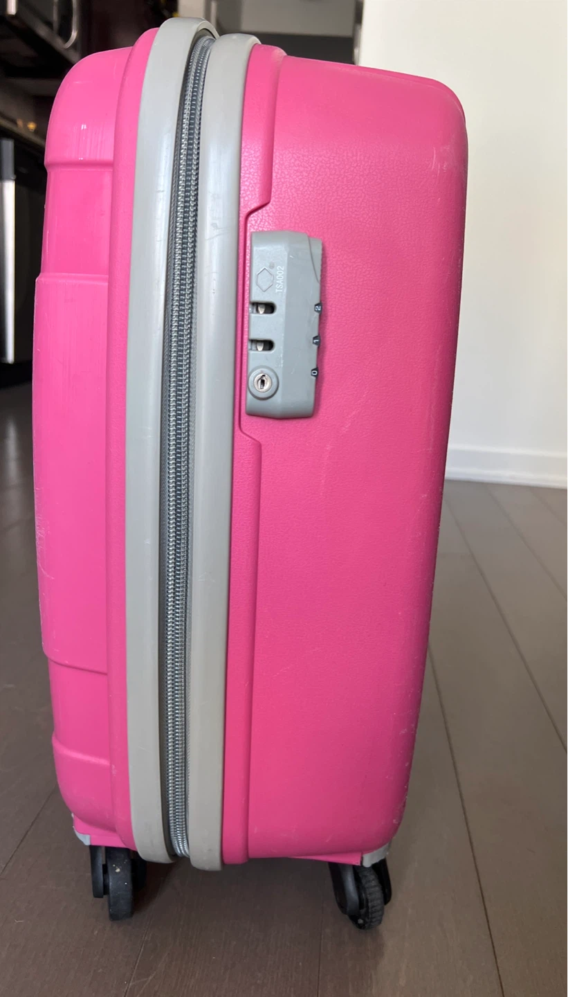 Pink Larvender Carry-On Suitcase - photo 3