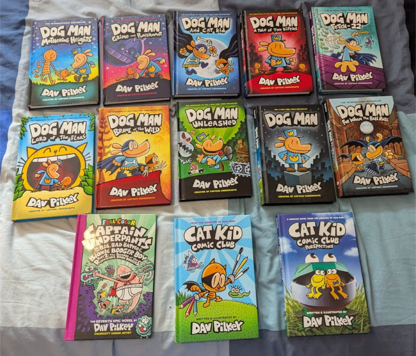 Dog Man & Cat Kid Book Collection by Dav Pilkey