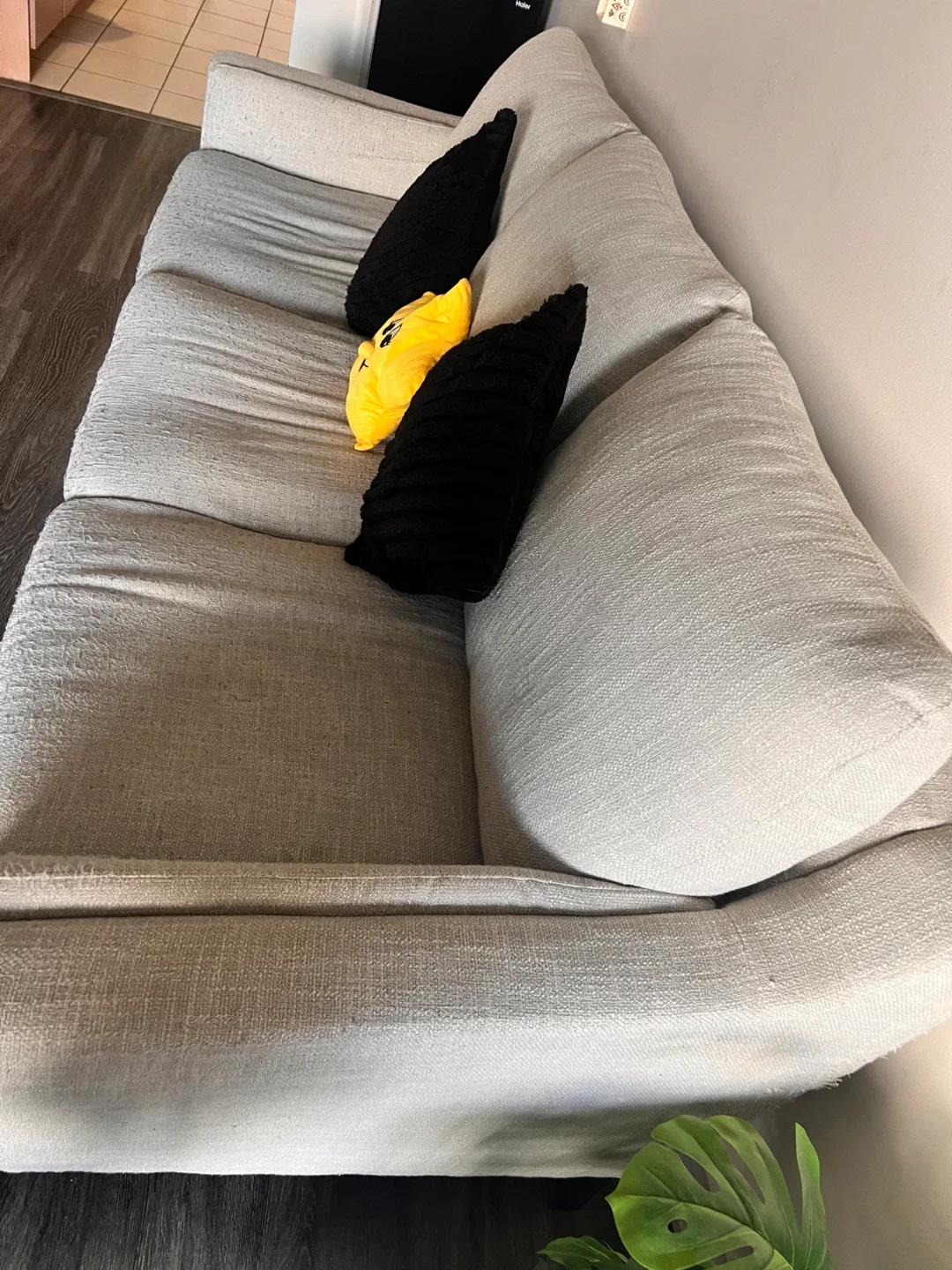 Light Grey Three-Seater Sofa image indicator(2)