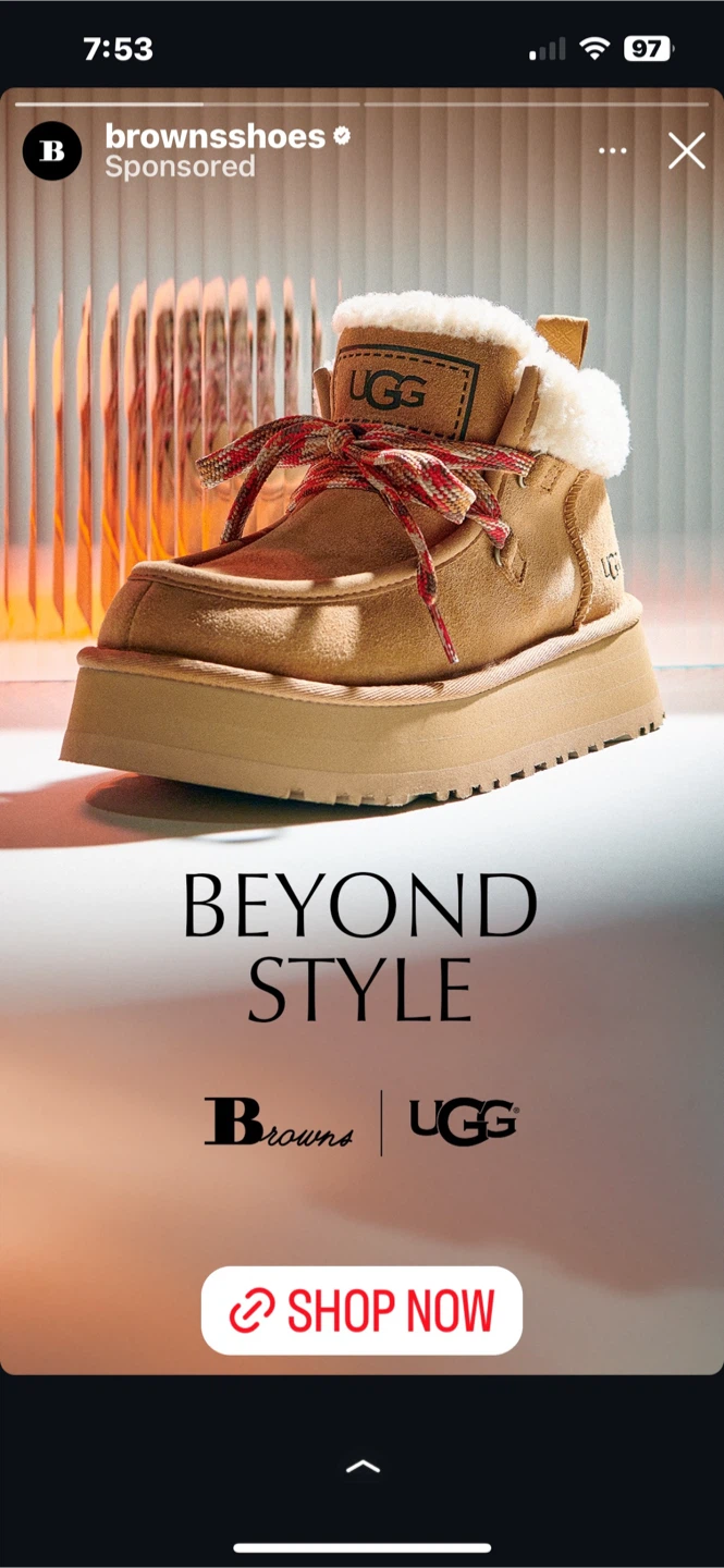 UGG Funkarra Cabin Cuff Tan, Size 7