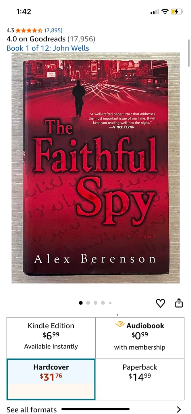 The Faithful Spy by Alex Berenson