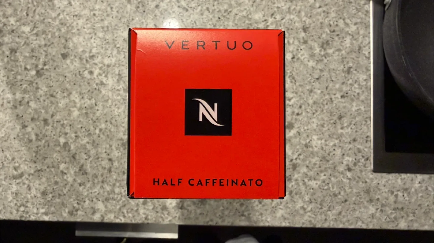Nespresso Vertuo Half Caffeinato Coffee Capsules (Unopened)