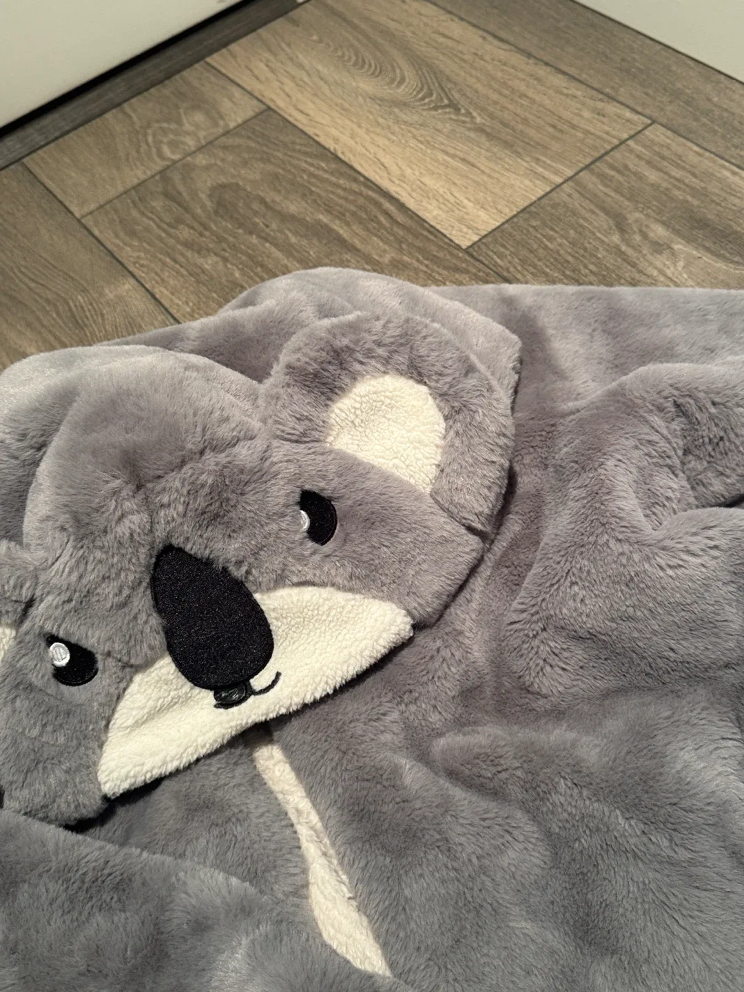 Koala  Grey Koala Plush Zip-Up Hoodie image indicator(2)