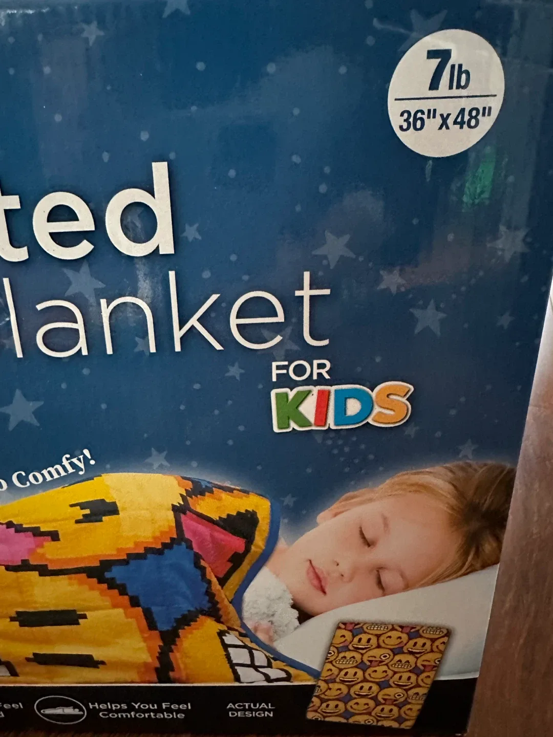 Bell+Howell Weighted Blanket for Kids - 7lb, 36"x48" image indicator(2)