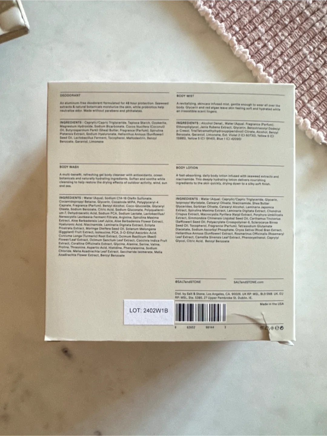 NEW!! Salt & Stone Santal & Vetiver Body Care Essentials Set image indicator(8)