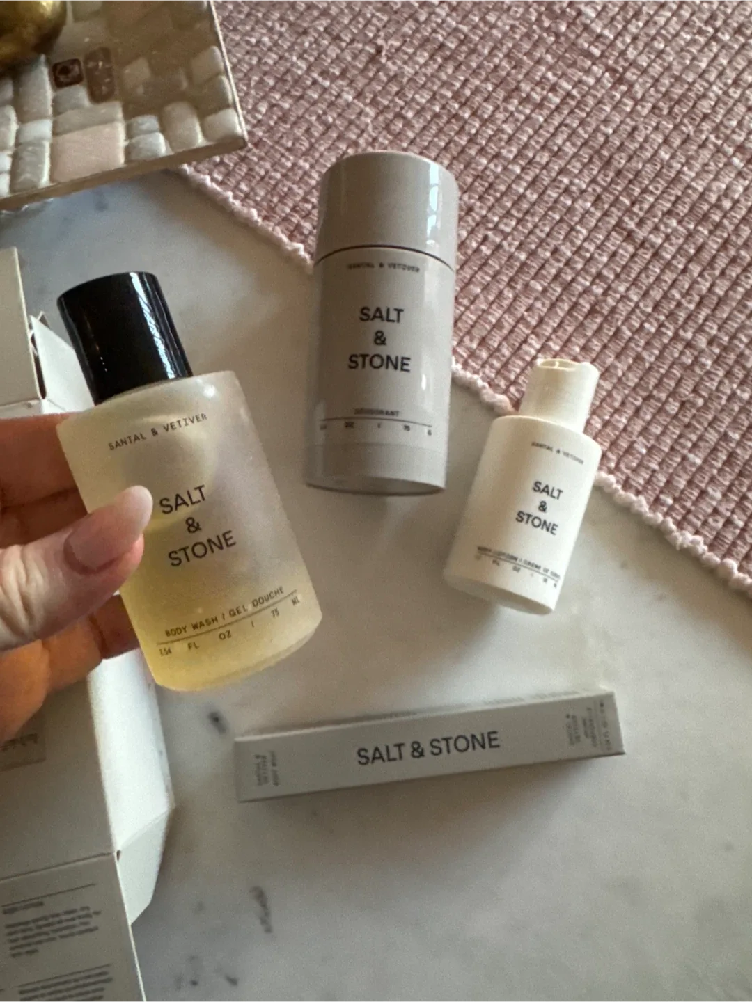 NEW!! Salt & Stone Santal & Vetiver Body Care Essentials Set image indicator(9)