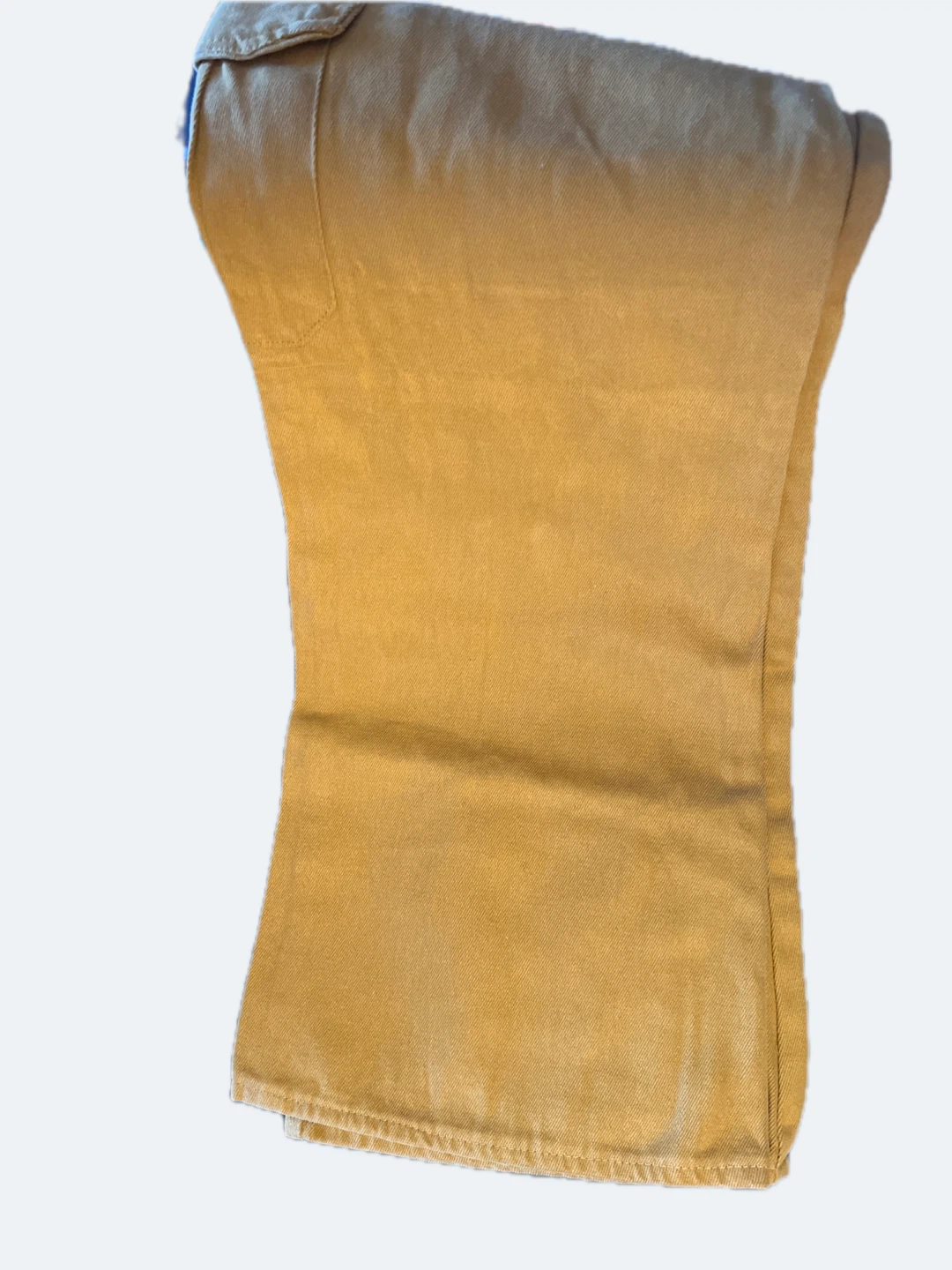 Mustard Yellow Cargo Pants 41cm waist length 92cm - photo 2