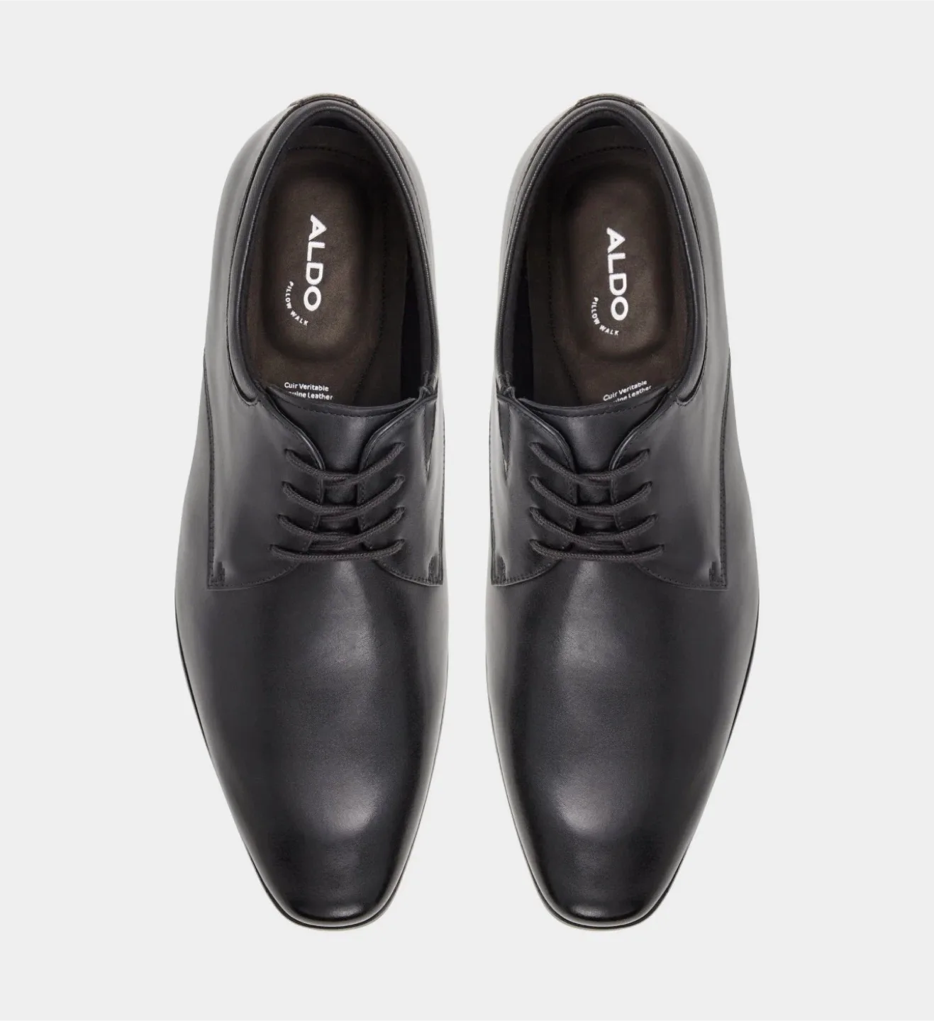 ALDO Black Leather Dress Shoes
