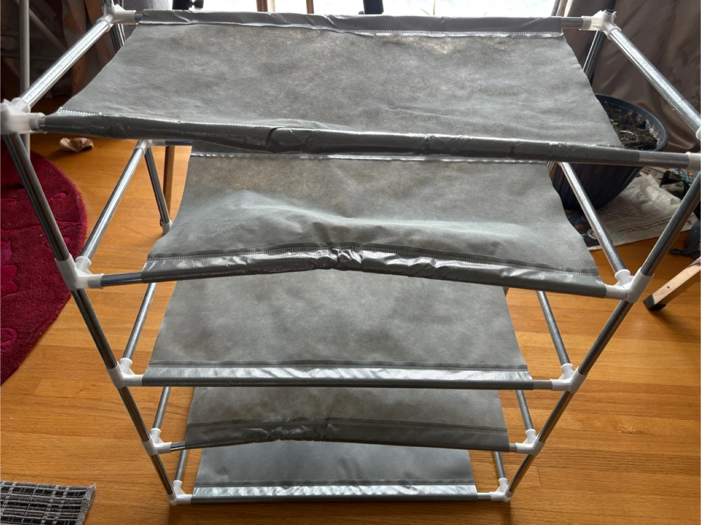 5Tier Shoe Rack - Grey