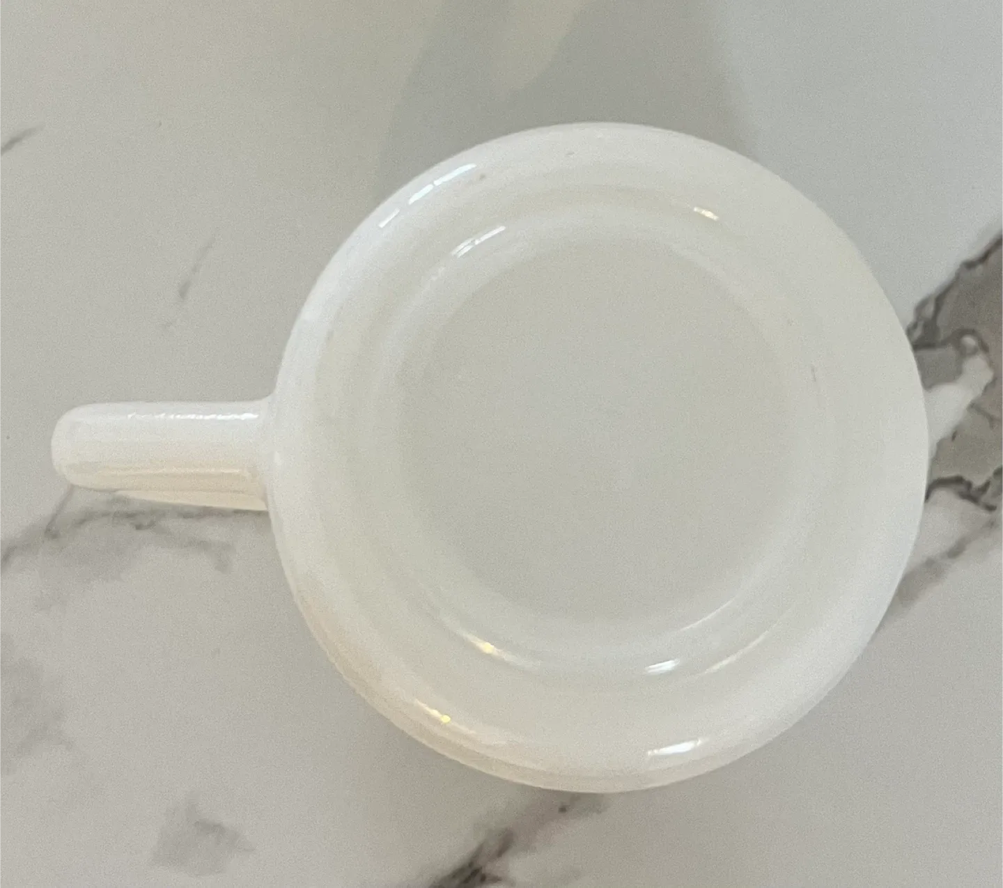 Vintage Hazel Atlas Milk Glass Swan Mug image indicator(6)